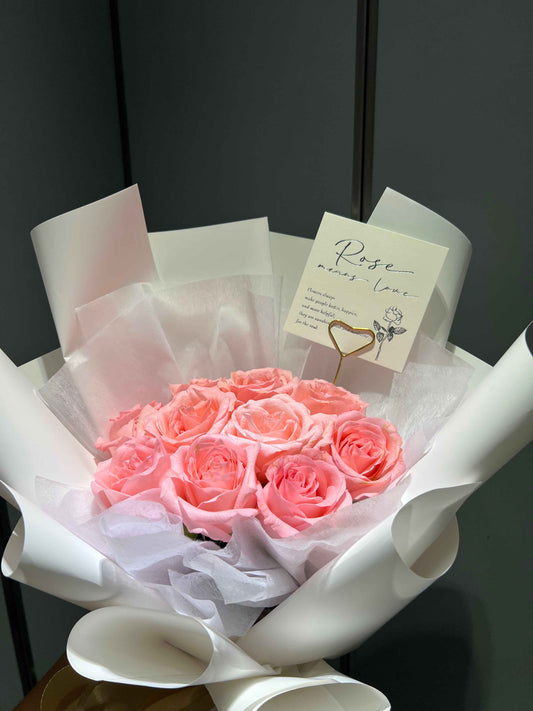 Rosé Cloud (10 Roses)