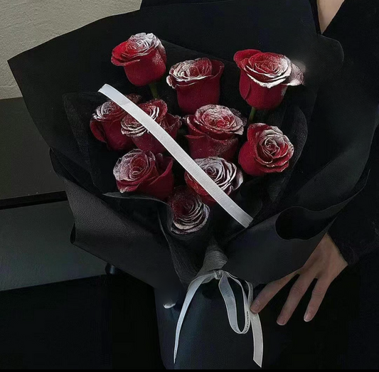 Scarlet Ice (10 Roses)