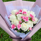Forever Embrace (10 Roses with Carnations)