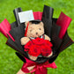 Bravo Bear (5 Roses with Grad Bear)