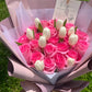 Petal Poise (20 Roses and 10 Tulips)