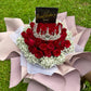 Crowned Princess (30 Roses with Baby Breath)