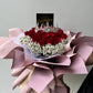 Crowned Princess (30 Roses with Baby Breath)