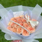 Peach Elegance (30 Roses)