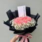 Black Pink (20 Roses with Baby Breath)