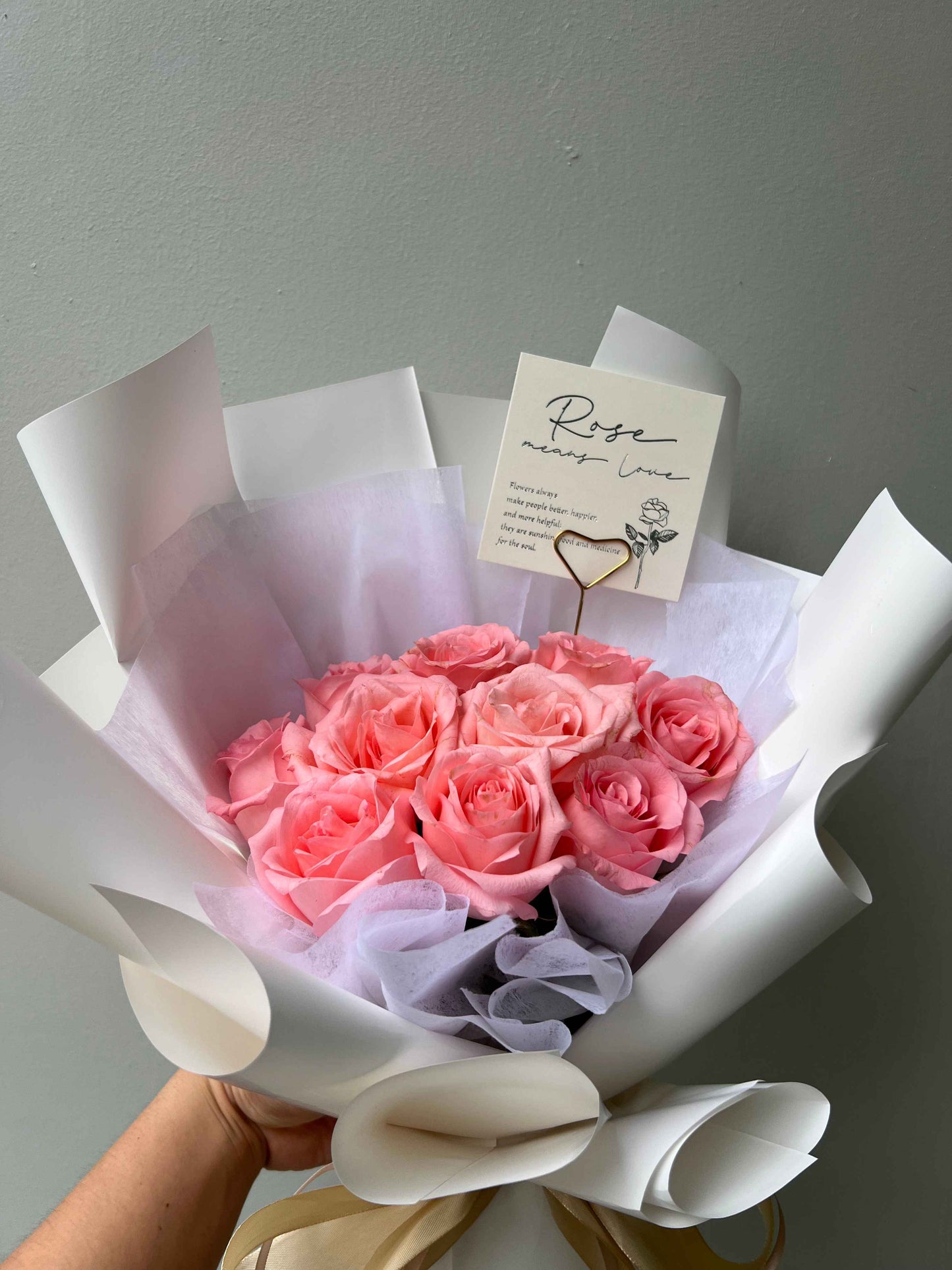 Rosé Cloud (10 Roses)