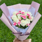 Forever Embrace (10 Roses with Carnations)
